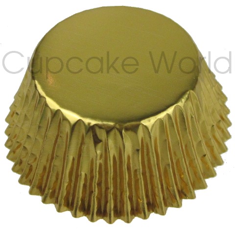25PCS METALLIC GOLD SHINY FOIL MUFFIN CUPCAKE CASES PATTY PANS 25PCS METALLIC GOLD SHINY FOIL MUFFIN CUPCAKE CASES PATTY PANS